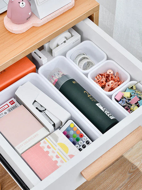 Home Drawer Organizer – Fixed Storage Tray for Household Items