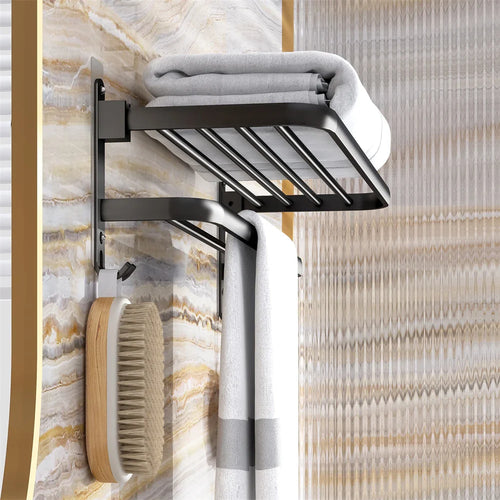 Drill Towel Holder – Easy Hang Bathroom Towel Rack